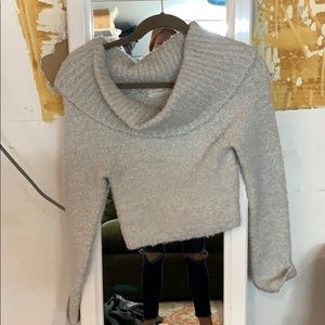 off the shoulder sweater